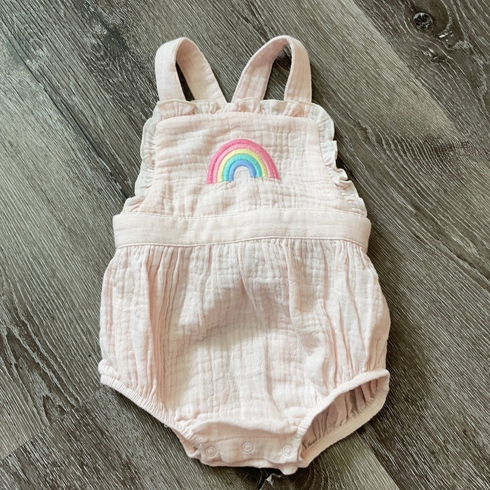 Angel Dear rainbow baby girl bubble